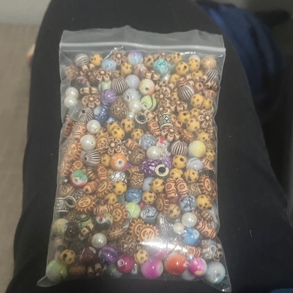 Other - Assorted beads wood/plastic/faux pearl